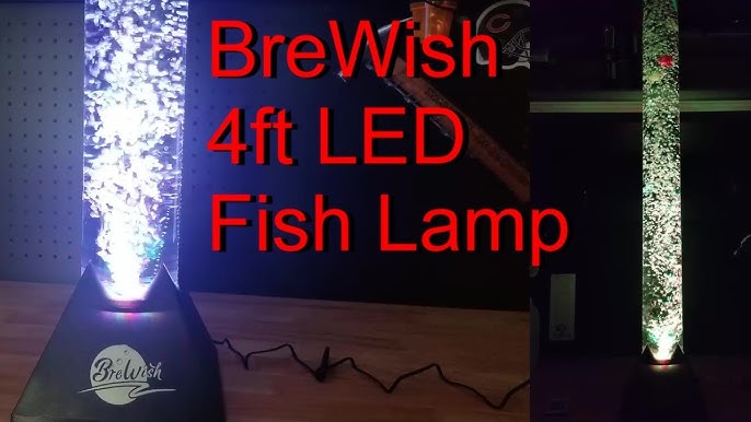 Aquarium Bubble Light, Bubbles Aquarium Led Unterwasser Bubble Lighting, 6  Led Birnen Aquarium Luftblase Stein Aquarium Bubble Dekoration (eu-stecker)