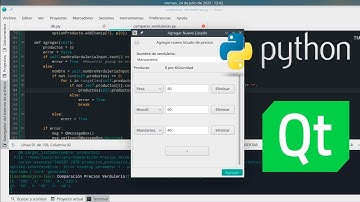 Interfaces de usuario con Python y PyQt - Desafío de Programación