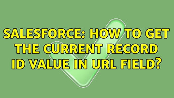 Salesforce: How to get the current record id value in URL field? (3 Solutions!!)