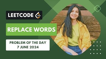 648. Replace Words | Leetcode POTD 7 June 2024 | Java | Hindi | Trie | String