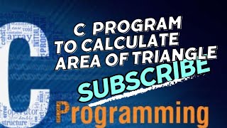 C Program to Calculate Area of Triangle | Learn C program | @computer-gyan-sagar1994
