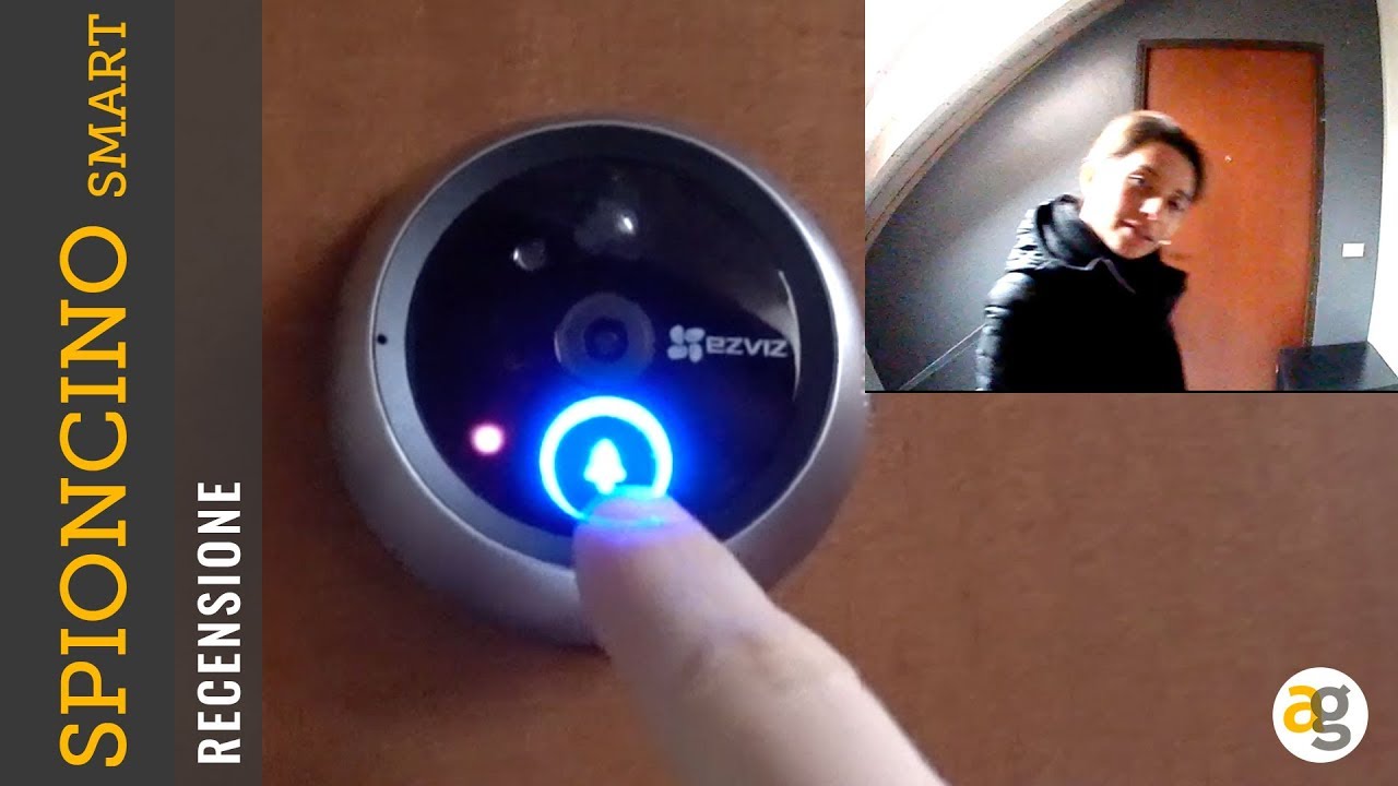 RENDI LA TUA CASA SMART: SPIONCINO DIGITALE EZVIZ CP4! SICUREZZA IN CASA! 