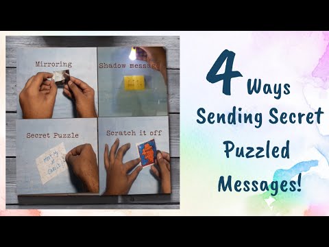 Video: 4 Ways to Create Secret Notes