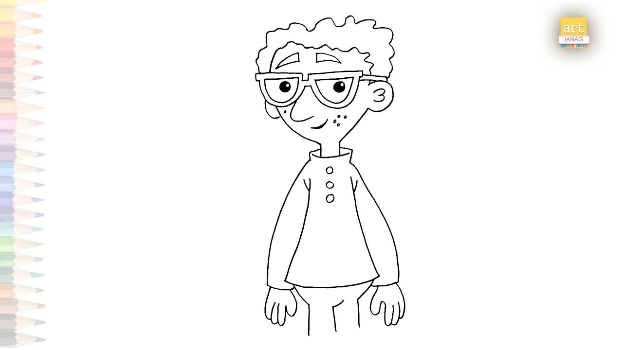 Carl Karl drawing easy Phineas and Ferb | Cartoon Art | How to draw ...