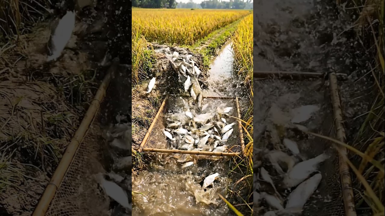 Wow! Amazing Polo Fishing Videos ! Best Big Fish Catching ! Primitive Technique fishing #fish #india