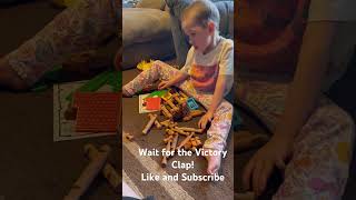 Sma Quality Of Life - Practicing Fine Motor Skills And Building With Lincoln Logs