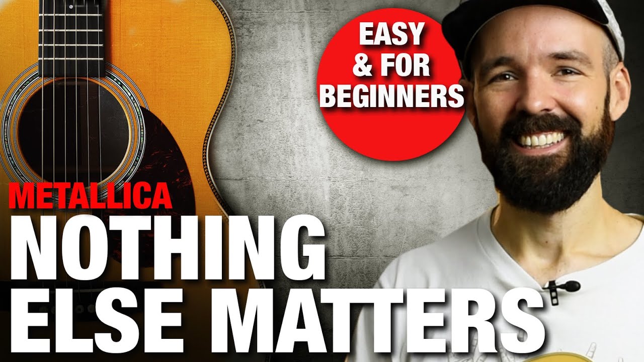 EASY Guitar Tutorial - Nothing else matters - YouTube