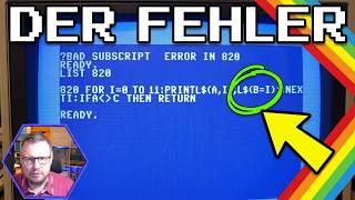 Debugging an old C64 BASIC labyrinth | Let's Code - Retro