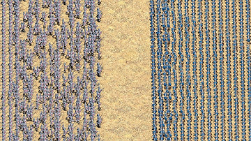 1000 Swordsmen vs 1000 Arabian - Swordsmen Stronghold Crusader Definitive Edition