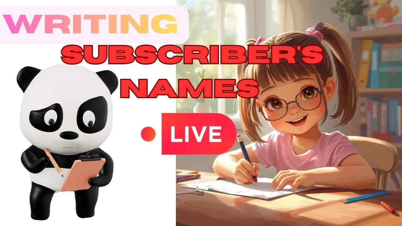 ✨ Writing Your Name LIVE! 🎨 | Join the Stream & Get Your Name Written On-The-Spot!