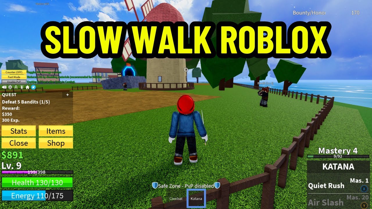 How To Walk Slow In Roblox PC 2026! (EASY)
