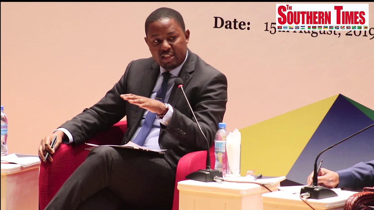 Mr. Gilead Teri speaks at a Sadc public lecture