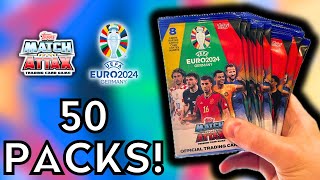 50 PACK OPENING! | TOPPS MATCH ATTAX UEFA EURO 2024 | CAN WE FIND THE SIUUU OR AN AUTOGRAPH?