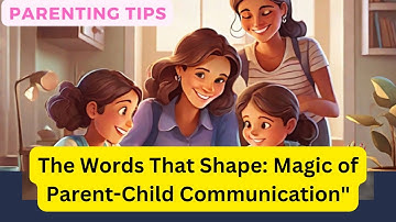 The Words That Shape: Unleashing the Magic of Parent-Child Communication"