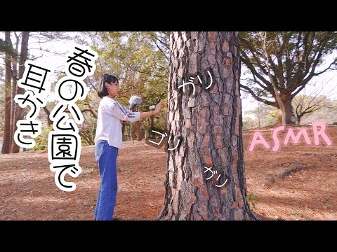 ASMR シティパークでお散歩耳かき (Public)