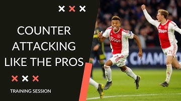 Soccer TRAINING - A Complete Counter-Attacking Training Session