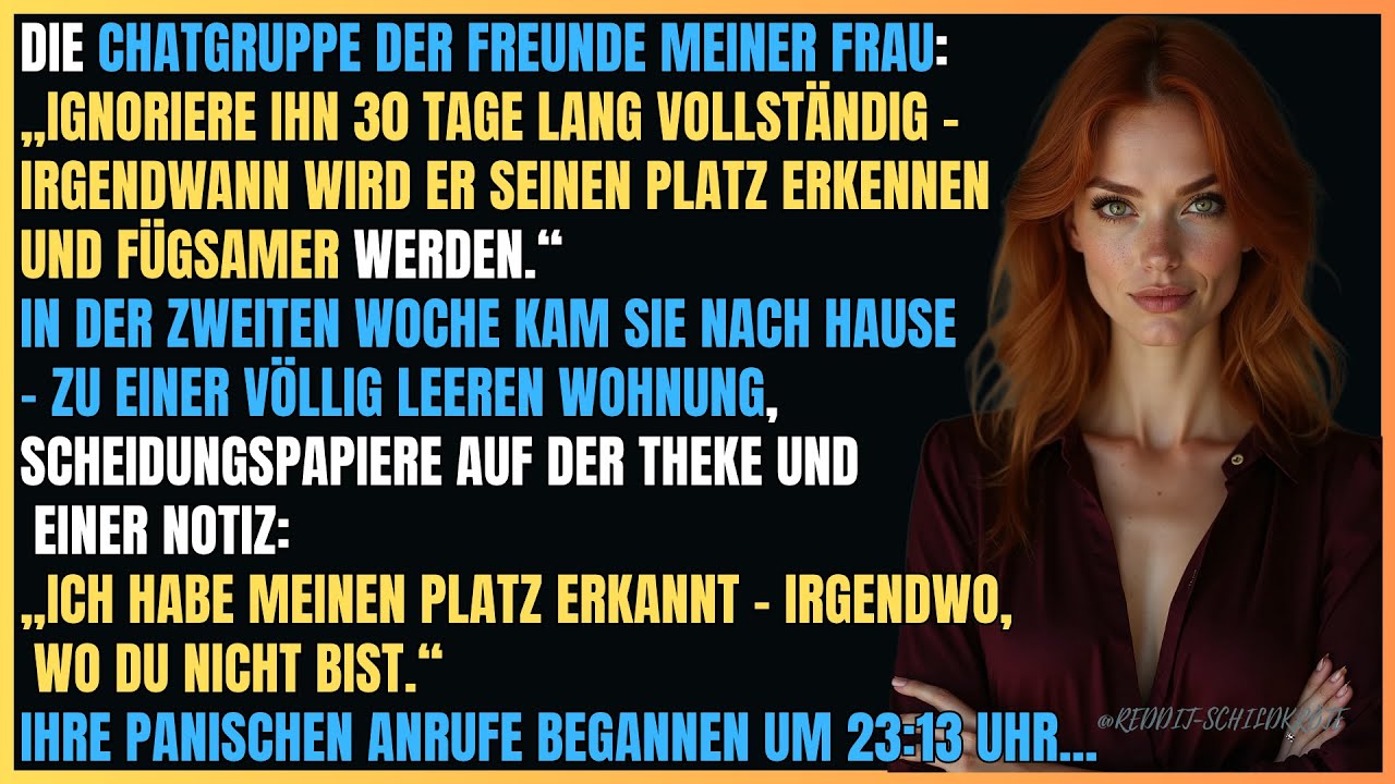 Meine Frau Und Ihre Freundinnen Wollten Mir Zeigen, Wo Mein Platz Ist — Doch Sie Kam Nach Hause...