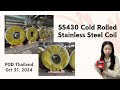 SS430 Cold Rolled Stainless Steel Coil to Thailand