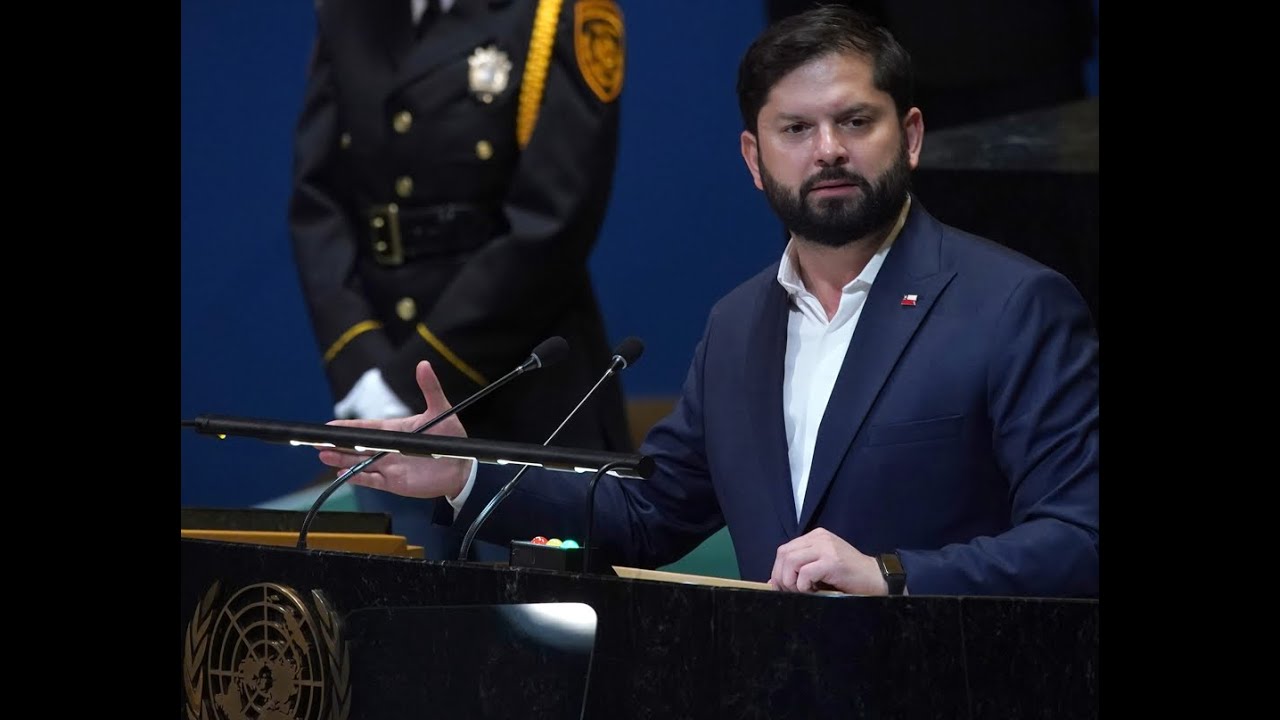maxresdefault Boric ante la Asamblea General de la ONU: "Quiero ver a Netanyahu enfrentado a un tribunal de justicia internacional"