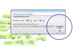 How to embed a bubbl.us mind map into a google blogger blog