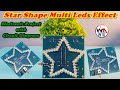Star Shape Multi Leds Random Effects Electronic Project Diy Kit | Diy Simple &amp; Easy Projects