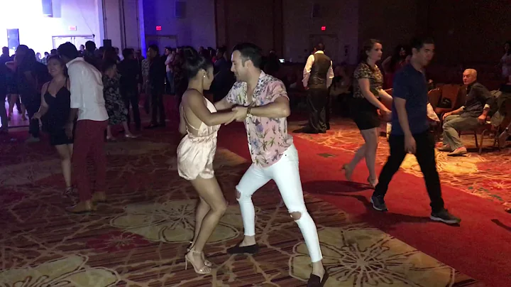 Martin Gonzalez & Barbara Aquino Salsa Dance At La...