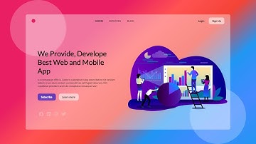 Build Awesome Landing Page in Flutter Web | Flutter UI