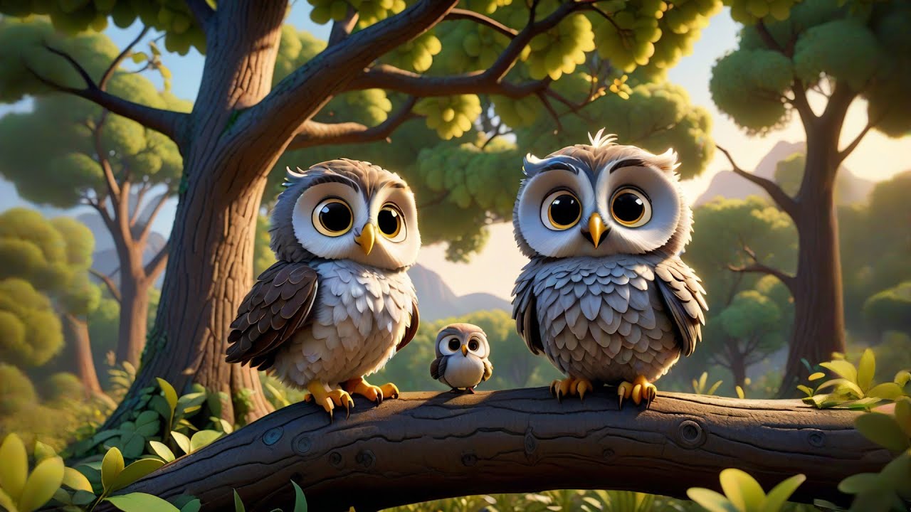 Two Baby Owls Learn to Read | Reading Song for Kids | Nursery Rhymes and Baby Songs