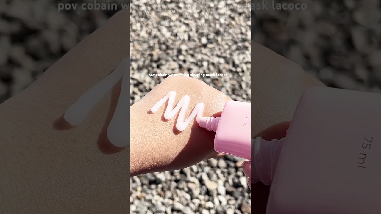 pov cobain watermelon sleeping mask lacoco