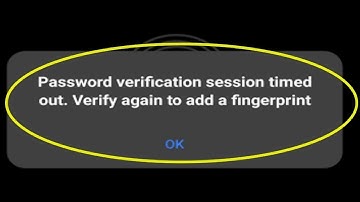 Fix password verification session timed out verify again to add a fingerprint Problem in realme 8i
