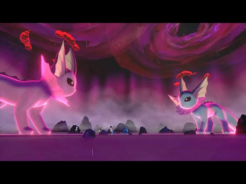 【Pokémon Sword & Shield】Dynamax shiny Vaporeon Cute Scenes
