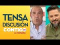 El tenso debate entre Rafa Cavada y Checho Hirane sobre la primera línea - Contigo en La Mañana