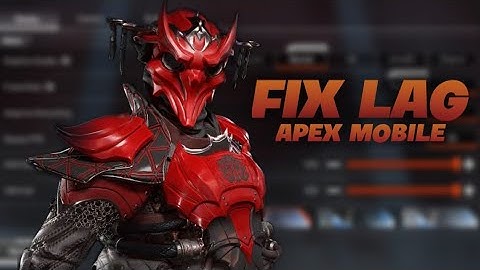 HOW TO FIX LAG in Apex Legends Mobile📲
