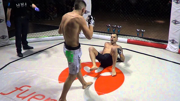 Jaime Santana vs Javier Efren Round 1 MMA Octagon ...