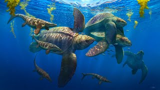 Painting Archelon, The Giant Turtle