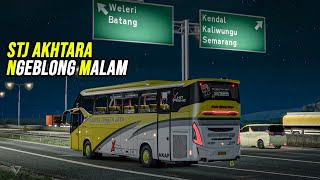 Real Driving | Sudiro Tungga Jaya Aktara | Sensasi Ngeblong Malam - ETS2 Indonesia screenshot 3