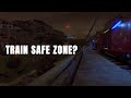 This Train Safe Zone Doesn’t Feel Safe… (Night Ambience)
