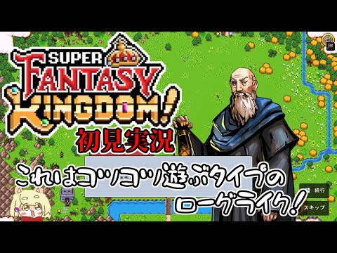 【super fantasy kingdom】最近おもしろローグライクだらけで困っちゃうぜ！初見でとりあえず触ってみたよ！