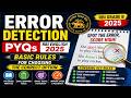 Error Detection Tricks | RBI Grade B 2025 PYQs English | Basic Rules to Choose Correct Option