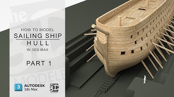 Mastering 3d modeling in 3ds Max: How to model a sailing ship hull using ship plans (part 1)