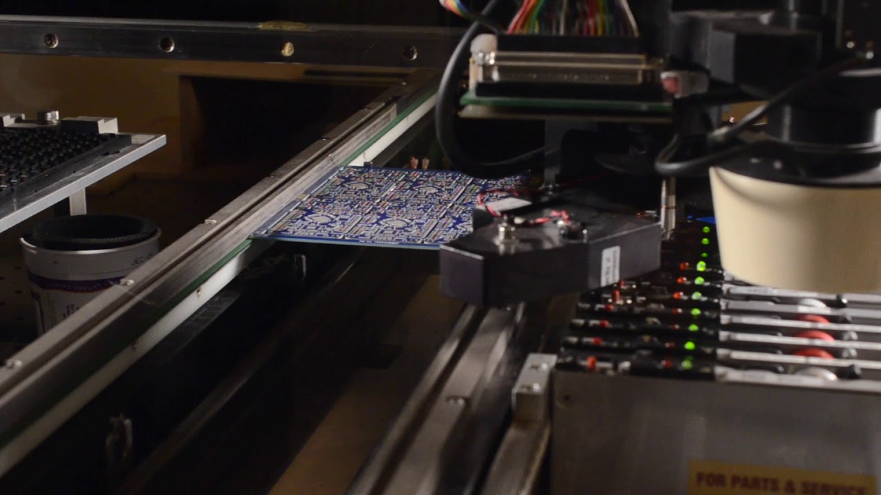 iCEBreaker V1.0e FPGA board full assembly cycle - YouTube