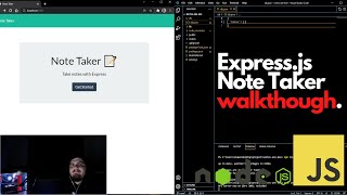 2022 NOTE TAKER APP EXPRESS.js DEMO