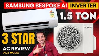 Best 1.5 Ton 3 Star AC 2026 ⚡️ Best AC 2026 Samsung Bespoke ai air conditioner 1.5 ton 3 star review