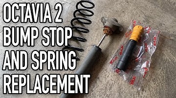 Rear Spring & Bump Stop Replacement - Octavia 2 & similar models (without spring compressor)