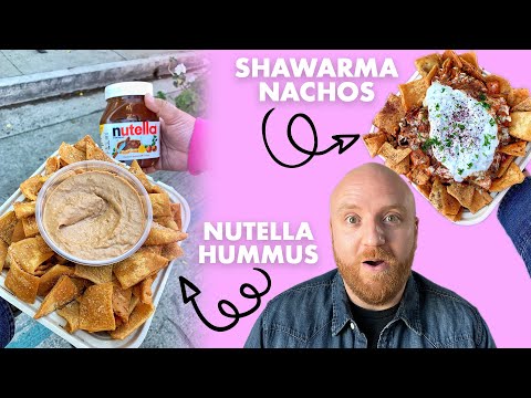 We Tried Nutella Hummus & Shawarma Nachos!! | News Bites