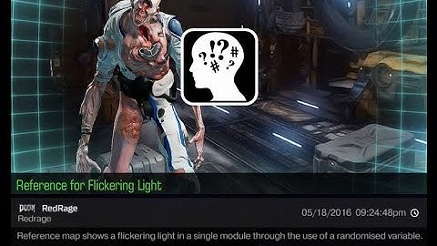 doom snapmap flickering light