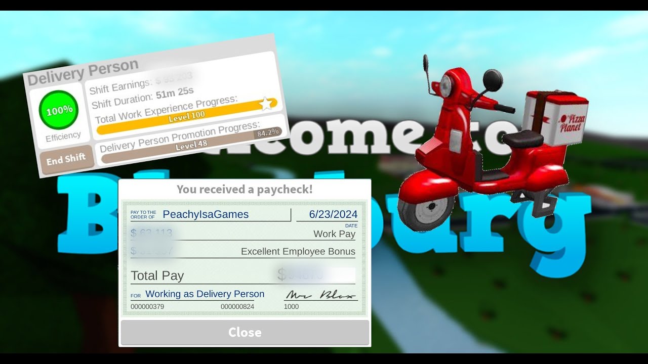 How much money can i make in 1 hour | Roblox Bloxburg - YouTube