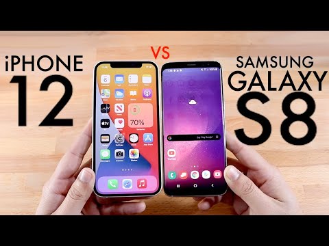 Iphone 12 Vs Samsung Galaxy S8 Comparison Review Youtube