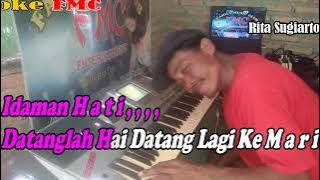 Idaman Hati By Rita S | Versi Remix Manual || KARAOKE KN7000 FMC