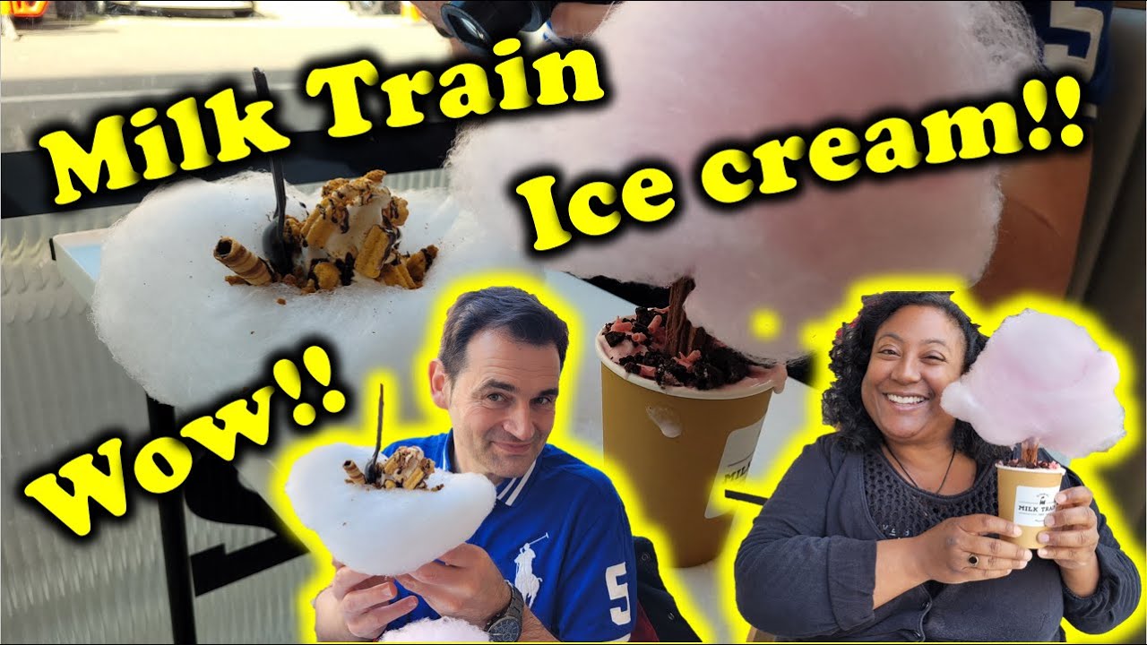 Milk Train // Milk Train Cafe // Candy floss Ice cream // Cotton candy